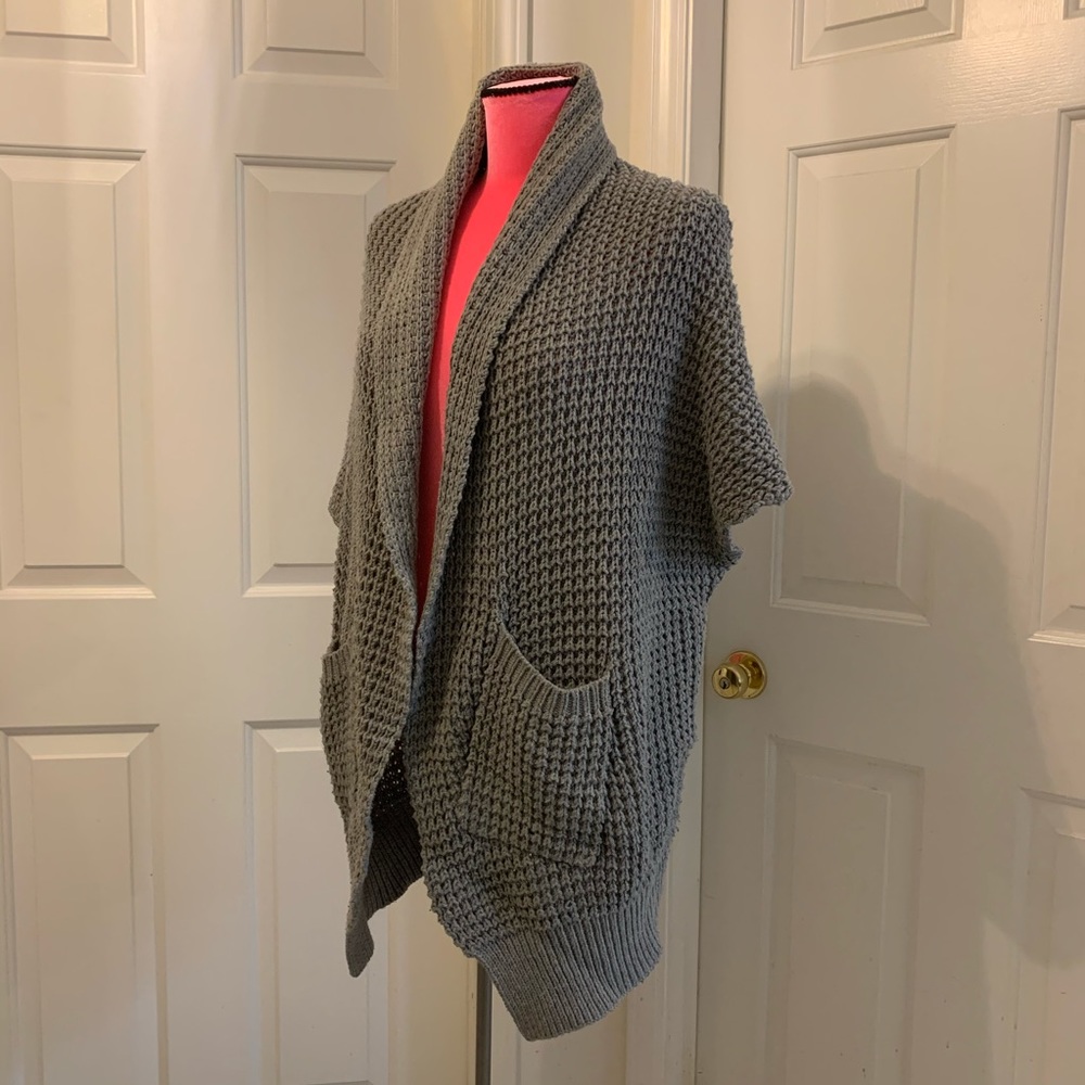 GAP chunky knit open cardigan